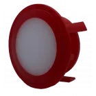 Fastening cover for a button