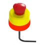 Illuminated Emergency stop button 80 mm diameter