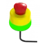 Illuminated Emergency stop button 80 mm diameter