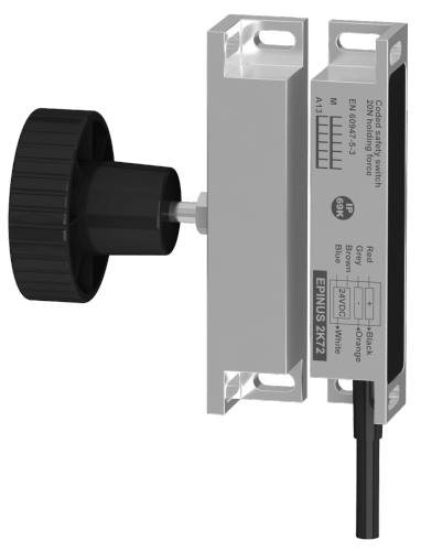 EPINUS 2K 72 - Safety switch with magnetic hold in stainless 316L