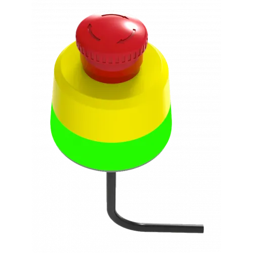 Illuminated Emergency stop button 80 mm diameter