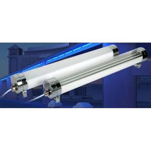 LED tube light 20W 4000K IP69K in stainless steel316L L605 × ø80 mm