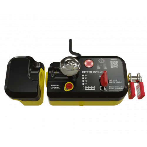 INTERLOCK-KAR - SAFETY INTERLOCKING DEVICE NON-CONTACT ROBUST FOR GUARDING DANGEROUS MACHINES