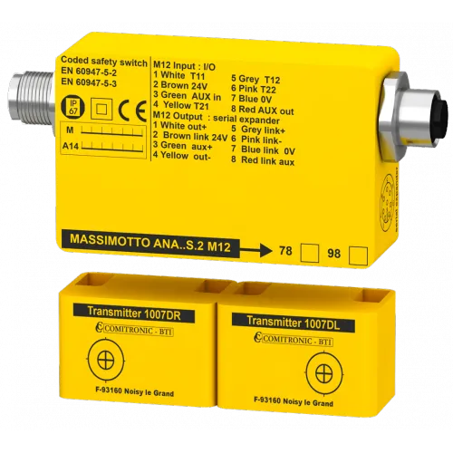 MASSIMOTTO ANA 78S.2 / 98S.2 - Safety Switch with serialization