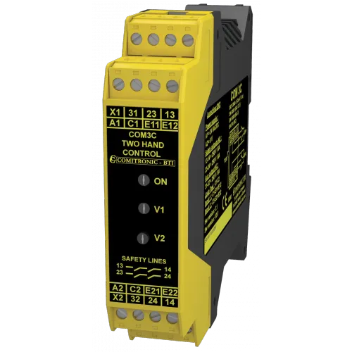 COM3C - Two-hand control EN 574 and ISO 13849-1