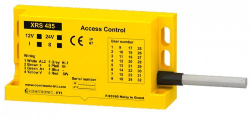 XRS485 - Card access control with RFID